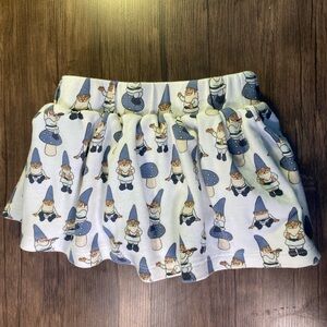 Kate Quinn Blue and White Gnome Skirt